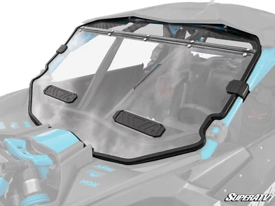 SuperATV Vented Full Windshield for Can-Am Maverick X3 with Intrusion Bar - Image 1 of 4