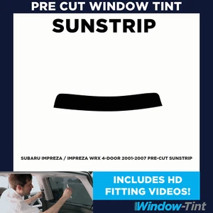 Pre Cut Sunstrip For Subaru Impreza / Impreza WRX 4-door 2001-2007 - Picture 1 of 4