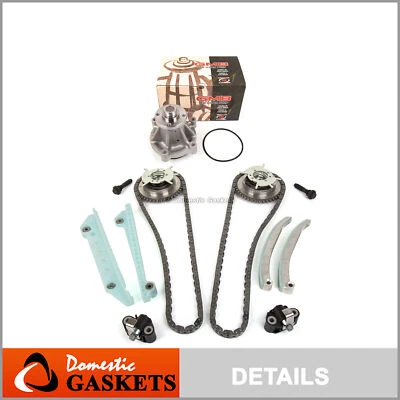 Kit de cadena de distribución bomba de agua Cam Phaser para 06-10 Ford Explorer F150 4.6 TRITON Foto 1 de 4