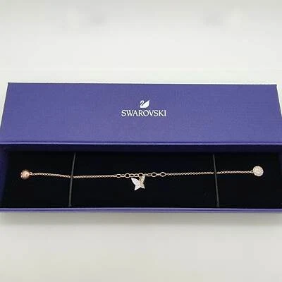 Swarovski Remix Schmetterling Armband Lilia Gr M Weiß, Rosévergoldet 5466823 - Bild 1 von 4