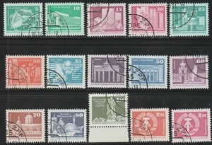 DDR 1980-81 SC# 2071 - 2085 - Complete Set of 15 Stamps - Used Lot # 155 - Picture 1 of 1
