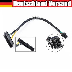24pin to 6pin ATX Adapter kabel Für Dell Optiplex 3050 3060 5050 7050 7060 V3470 - Bild 1 von 8