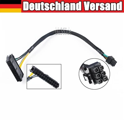 24pin to 6pin ATX Adapter kabel Für Dell Optiplex 3050 3060 5050 7050 7060 V3470 - Bild 1 von 4