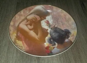 1983 The Hamilton Collection Mother's Day"A GIFT OF LOVE" 8 1/2" Ceramic Plate - Picture 1 of 4