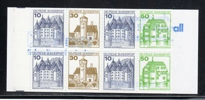 Germany SC# BK 1231b - German Castles - Stamp Booklet - M-NH  - Image 1 of 2