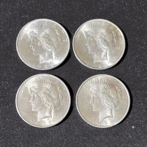 Dólares de plata Peace de Filadelfia Mint grado F-VF con fecha de 1923 - Imagen 1 de 5
