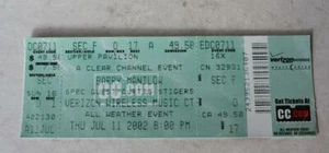 Barry Manilow 2002 Konzert Ticket Stub Verizon Wireless Music Center Indiana --- - Bild 1 von 1