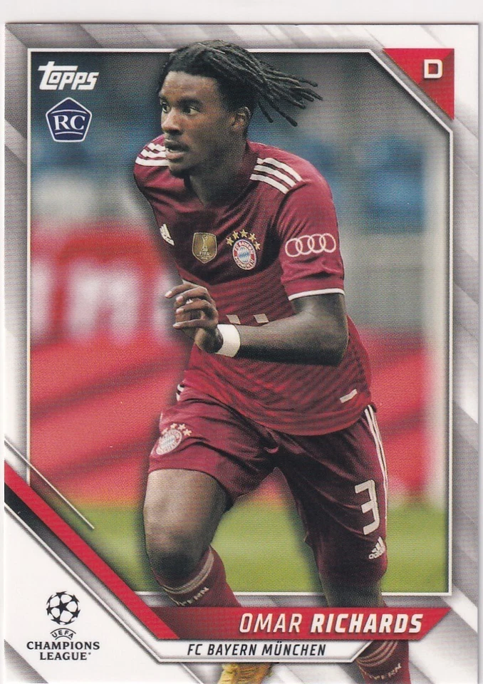 2021 TOPPS CHSMPIONS LEAGUE RC OMAR RICHARDS FC BAYERN MUNCHEN NK2057 - Image 1 of 1