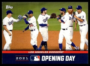 2021 Topps Opening Day Los Angeles Dodgers Los Angeles Dodgers #OD-13 - Picture 1 of 2