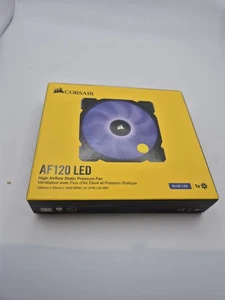 Corsair CO-9050082-WW AF120 120mm Ventilateur de Refroidissement LED, 3 Broches, Bleu - Photo 1/3