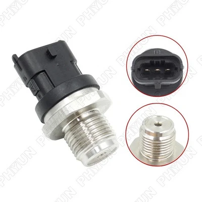 Fuel Rail Pressure Sensor #0281006325 904-309 For Dodge Ram 2500 3500 5.9L 03-07 - Image 1 of 4
