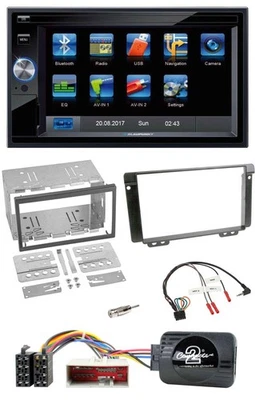 Blaupunkt 2DIN Bluetooth TMC USB Lenkrad SD Navigation für Land Rover Freelander - Bild 1 von 4