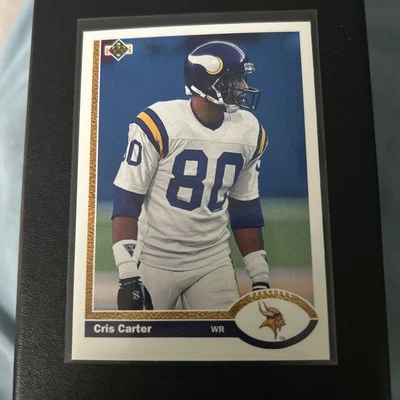 1991 Upper Deck #56 Cris Carter - Image 1 of 2
