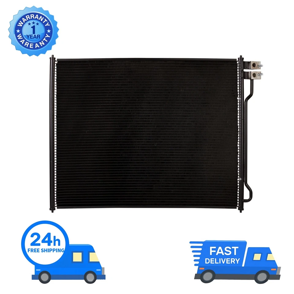 3753 A/C Air Conditioner Condenser for Ford E-150 E-250 E-350 E-450 Super Duty Foto 1 de 4