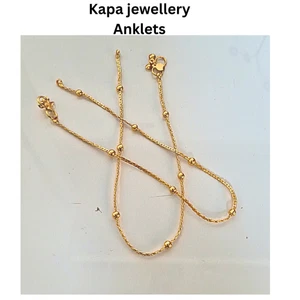 Stunning Indian Anklet Ankle Chain Indian Payal Bollywood Pair kapa-jewellery - Picture 1 of 3