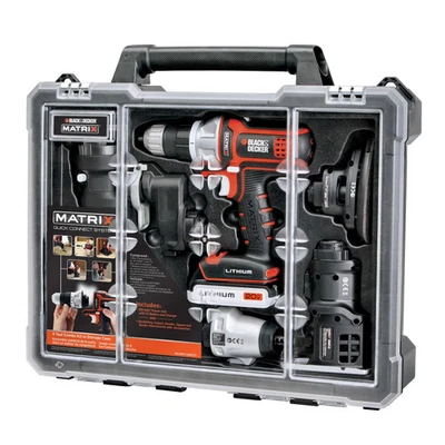 BLACK+DECKER Matrix(TM) 20V Max* Kit combinado de 6 herramientas con estuche - BDCDMT1206KITC Foto 1 de 4