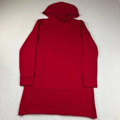 Forever 21 长袖大码套衫连帽衫红色女式小号休闲 — 第 1/4 张图片