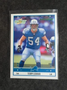 2005 Score Adrenaline /399 Teddy Lehman #99 Detroit Lions Football Card - Picture 1 of 2