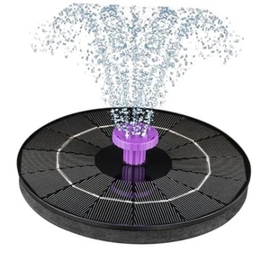 3.5W Solar Bird Bath Fountain Pump, Solar Powered Water Pump, Outdoor Water - Picture 1 of 7