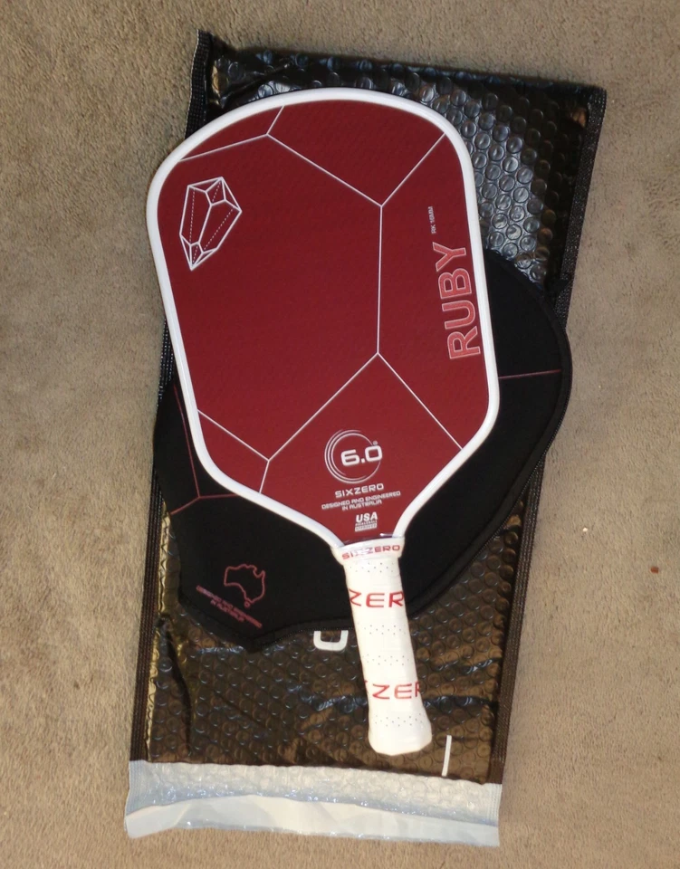Six Zero pickleball paddle RUBY NEW 6.0 - Image 1 of 1