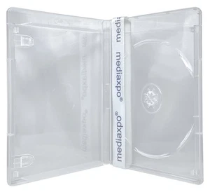 Lotto custodie singole Blu-Ray trasparenti PREMIUM 14 mm - Foto 1 di 4