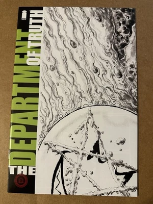 DEPARTMENT OF TRUTH #13 - ALAN QUAH Watchmen B&W Homage Variant - VF/NM - Image 1 of 4