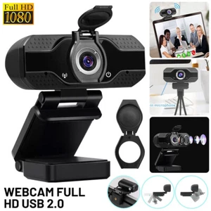 1080P Webcam Full HD USB 2.0 For PC Desktop Laptop Web Camera with Microphone - Picture 1 of 21