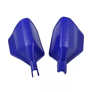 For Yamaha XT350 XT600 TENERE XTZ750 TT350 TT600 Brush Handguard Pair Blue - Picture 1 of 2