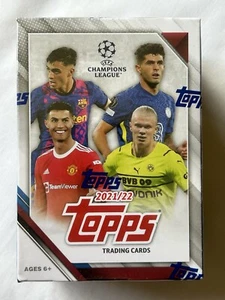 Topps 2021-22 UEFA Champions League Soccer Blaster.  42 Karten - Bild 1 von 6