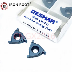 DESKAR 50P 16ER/IL 1.4 LDA CNC Cutting Tool Shallow Groove Carbide Insert SER - Foto 1 di 6