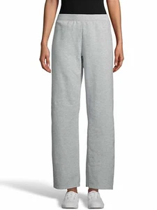 Hanes Comfortsoft Ecosmart Women's Open Bottom Leg Fleece Sweatpants - Picture 1 of 5