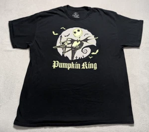 Camiseta Disney Pesadilla Antes de Navidad Rey Calabaza Brilla en la Oscuridad GitD XL - Imagen 1 de 6