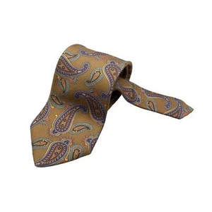 Mark Pendleton 100% Silk Tie Made in USA-Paisley Design 61 Long by 3 1/2 Wide - Picture 1 of 5