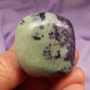 Piedra de caída rara XL Kammererita y Serpentina 34g SN33658 - Imagen 1 de 4