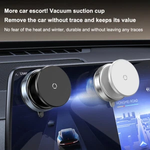 Magnetic Car Mount Mobile Phone Holder 360° Rotation Strong Suction Brackets - Photo 1/24