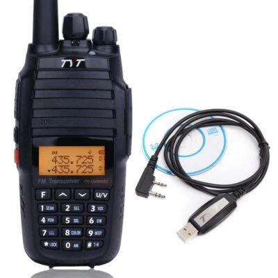 TYT TH-UV8000D Cross Band 10Watts Walkie Talkie 3600mAh Battery VHF UHF Radio  - Image 1 of 4