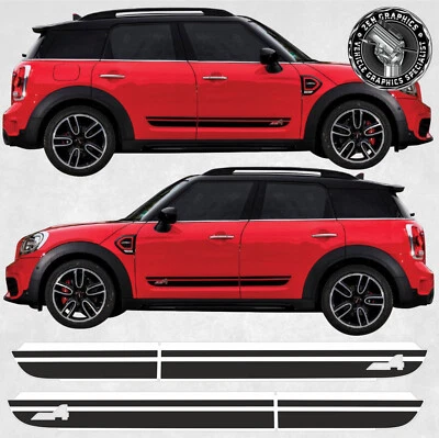 Strisce Laterali per Mini F60 Countryman JCW ALL4 / Cooper S ALL4 Adesivi Decalcomanie - Immagine 1 di 2