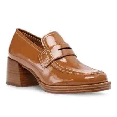 Steve Madden New! Women's Nyomi Block Heel Loafers Camel US 9.5 NWOB - Image 1 of 4