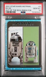 R2-D2 - 2021 Star Wars Masterwork Out of the Box Rainbow Foil PSA 10 #108/299 - Picture 1 of 2