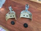Vintage Dovre 71Mm 3-Pin Nordic Norm Smal Cross Country Ski Bindings Gold Set Xc