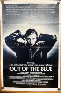 OUT OF THE BLUE! '80 D.HOPPER KULT KLASSIKER ORIGINAL U.S. OS FILMPLAKAT! - Bild 1 von 1