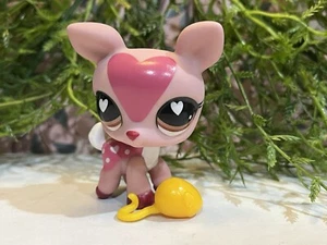Littlest Pet Shop 158 G7 Lps Authentic Pink Deer Heart Eyes - Picture 1 of 5