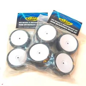 Carson Modelsport TW-Rädersatz hart 1:10 TW Dish-Felge 500900151 8 Stück Slicks - Bild 1 von 1