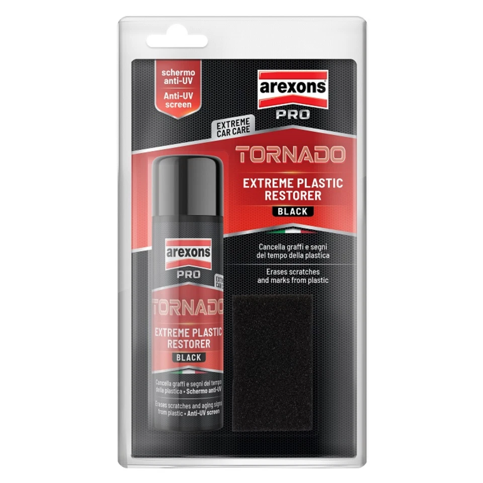 Super rigenera plastiche 125 ml Tornado 8088 Arexons Pro Cancella graffi e segni