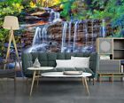 Running Water In Green Forest Wall Stickers Self-Adhesive Wallpaper Roll Murals