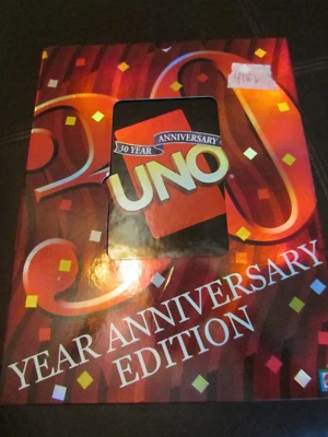UNO 30th Year Anniversary Edition Card Game 2001 - Image 1 of 3