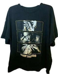 Biggy Thread$ 2XL Men Threads Nineties Black Graphic T-Shirt Short Sleeve  - Picture 1 of 7