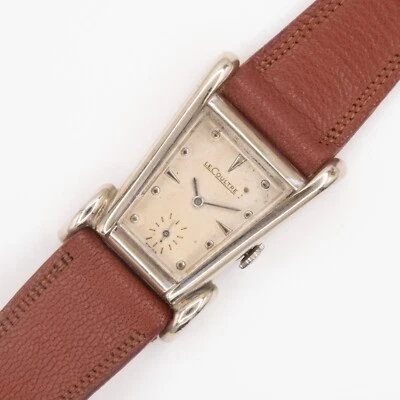 Reloj Pulsera Vintage LeCoultre Aristocrat Saltamontes Lleno de Oro 10K, Mantiene el Tiempo Foto 1 de 4