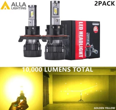 Bombilla de faro LED Allá Lighting H13, amarillo de lujo para llamar la atención, revisión de 5 estrellas Foto 1 de 4