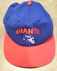 Cappello/Berretto Snapback New York Giants Vintage Ottime Condizioni Blu Rosso Bianco - Foto 1 di 6